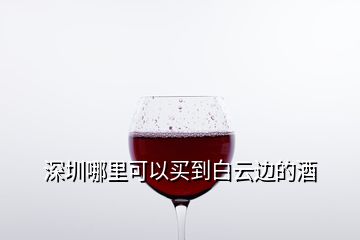 深圳哪里可以買到白云邊的酒