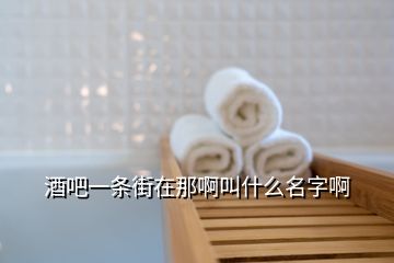 酒吧一條街在那啊叫什么名字啊