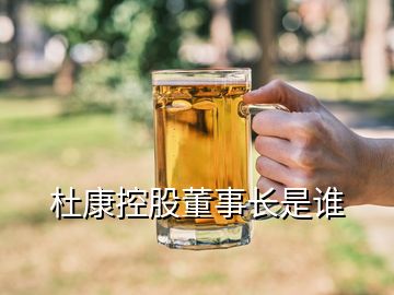 杜康控股董事長(zhǎng)是誰(shuí)