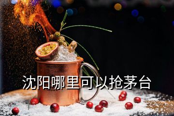 沈陽哪里可以搶茅臺