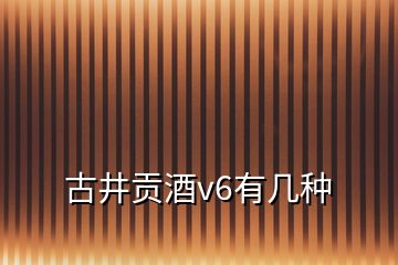 古井貢酒v6有幾種