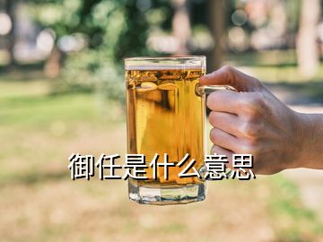 御任是什么意思