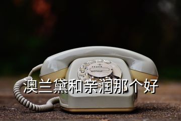 澳蘭黛和親潤(rùn)那個(gè)好