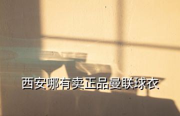 西安哪有賣(mài)正品曼聯(lián)球衣