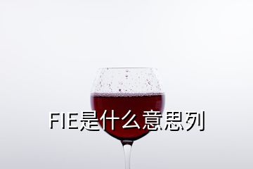 FIE是什么意思列