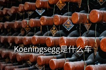 Koeningsegg是什么車(chē)