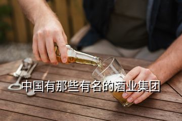 中國(guó)有那些有名的酒業(yè)集團(tuán)