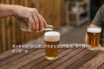 貴州茅臺鎮(zhèn)小醉仙酒仁懷市茅臺鎮(zhèn)遠明釀酒廠多少錢一瓶多少錢一瓶