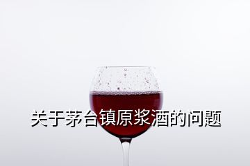 關于茅臺鎮(zhèn)原漿酒的問題