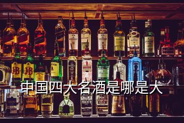 中國四大名酒是哪是大