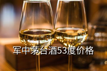 軍中茅臺(tái)酒53度價(jià)格