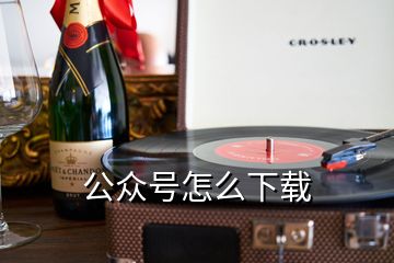 公眾號(hào)怎么下載