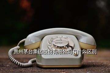 貴州茅臺(tái)集團(tuán)股份有限公司有什么區(qū)別