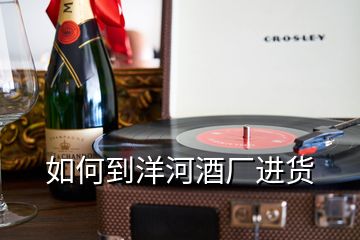 如何到洋河酒廠進貨