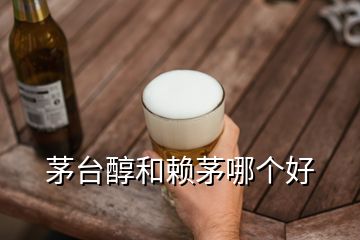 茅臺(tái)醇和賴茅哪個(gè)好