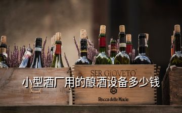 小型酒廠用的釀酒設備多少錢