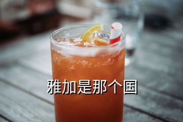 雅加是那個(gè)國(guó)