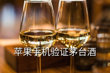 蘋果手機驗證茅臺酒