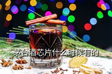 茅臺酒芯片什么時候有的