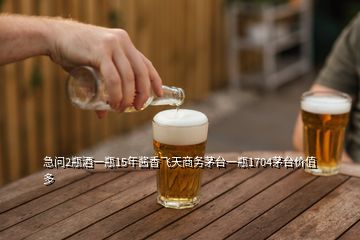 急問(wèn)2瓶酒一瓶15年醬香飛天商務(wù)茅臺(tái)一瓶1704茅臺(tái)價(jià)值多