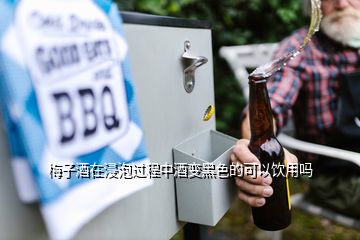 梅子酒在浸泡過程中酒變黑色的可以飲用嗎