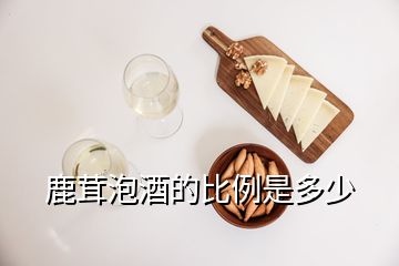 鹿茸泡酒的比例是多少