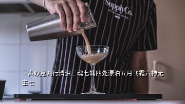 一聲嘆息兩行清淚三魂七魄四處漂泊五月飛霜六神無主七