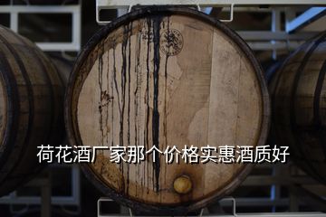 荷花酒廠家那個價格實惠酒質好