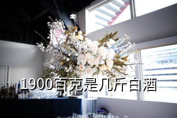 1900百克是幾斤白酒