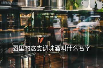 圖里的這支調(diào)味酒叫什么名字