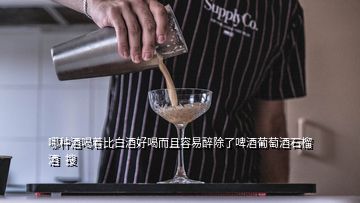 哪種酒喝著比白酒好喝而且容易醉除了啤酒葡萄酒石榴酒  搜