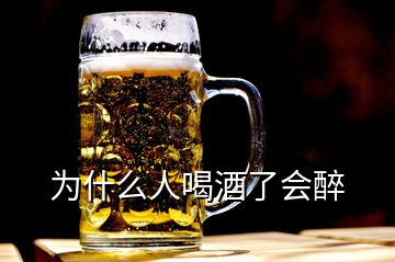 為什么人喝酒了會醉