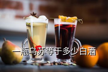 一瓶烏蘇等于多少白酒