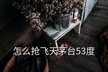 怎么搶飛天茅臺53度