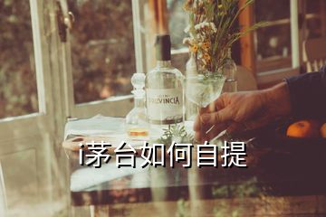 i茅臺(tái)如何自提