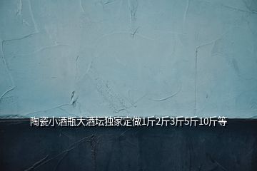 陶瓷小酒瓶大酒壇獨家定做1斤2斤3斤5斤10斤等