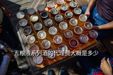 五糧液系列酒的代理費大概是多少