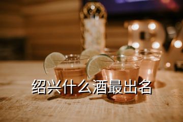 紹興什么酒最出名