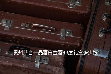 貴州茅臺一品酒白金酒43度禮盒多少錢