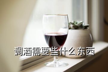 調(diào)酒需要些什么東西