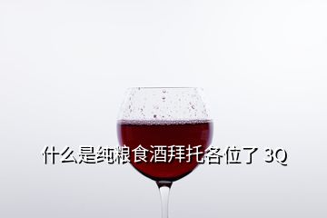 什么是純糧食酒拜托各位了 3Q