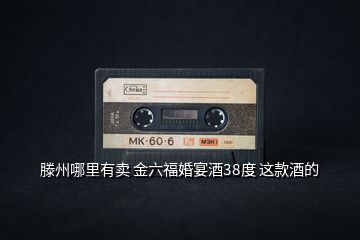 滕州哪里有賣 金六福婚宴酒38度 這款酒的