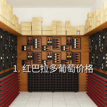 1. 紅巴拉多葡萄價格