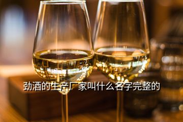 勁酒的生產(chǎn)廠家叫什么名字完整的