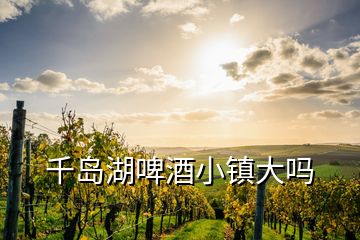 千島湖啤酒小鎮(zhèn)大嗎