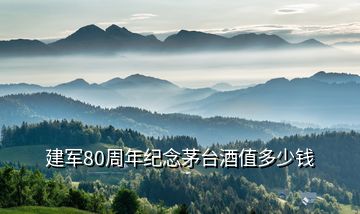 建軍80周年紀(jì)念茅臺(tái)酒值多少錢