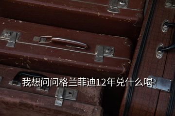 我想問問格蘭菲迪12年兌什么喝