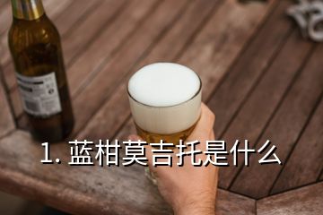 1. 藍柑莫吉托是什么