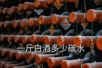 一斤白酒多少碳水