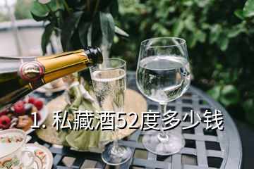 1. 私藏酒52度多少錢